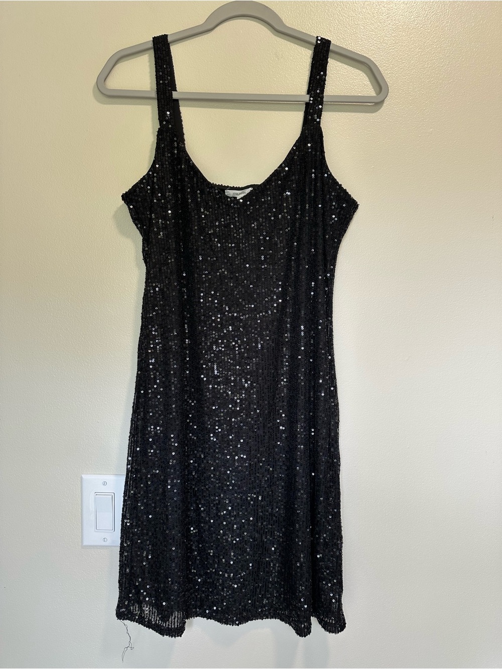 Maurices Black Sequin Mini Dress
